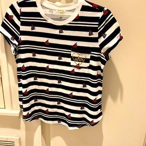 NWT- girls  XL nautical top